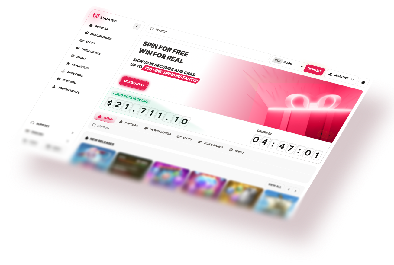 Casino white-label solution preview